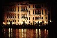 Venice photos - Palazzo on Canal Grande at Night