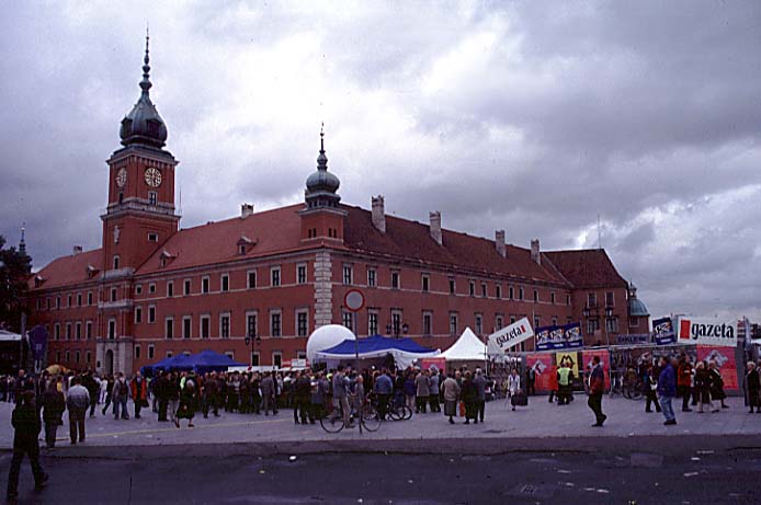 Poland photos - Warsaw - Royal Palace - color