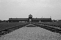 Auschwitz II Birkenau photos - Main Gate Building