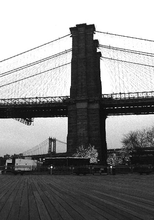 New York City photos -Brooklyn Bridge and The River Cafe