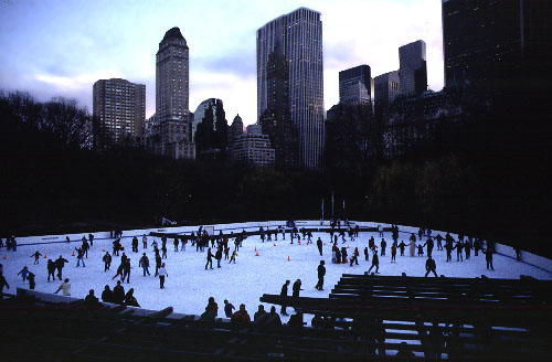 New York City photos -Central Park - Wollman Memorial Rink